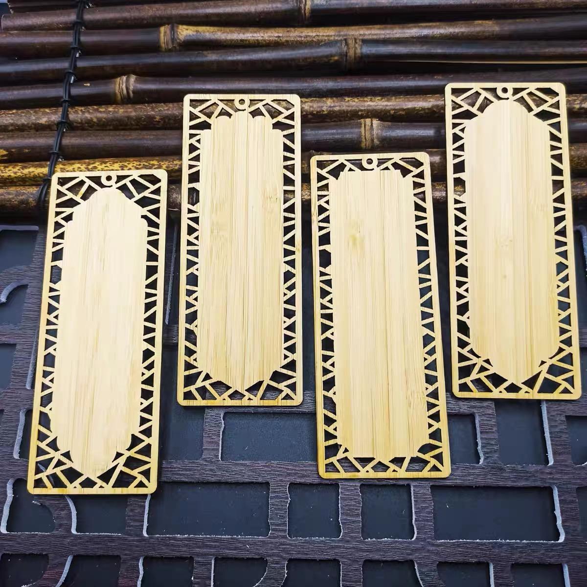 Creative Custom Engraved Bookmark Luxury Bamboo Business Gift Retro Souvenir Laser Engraved Bamboo Reading Accessory - Image 6