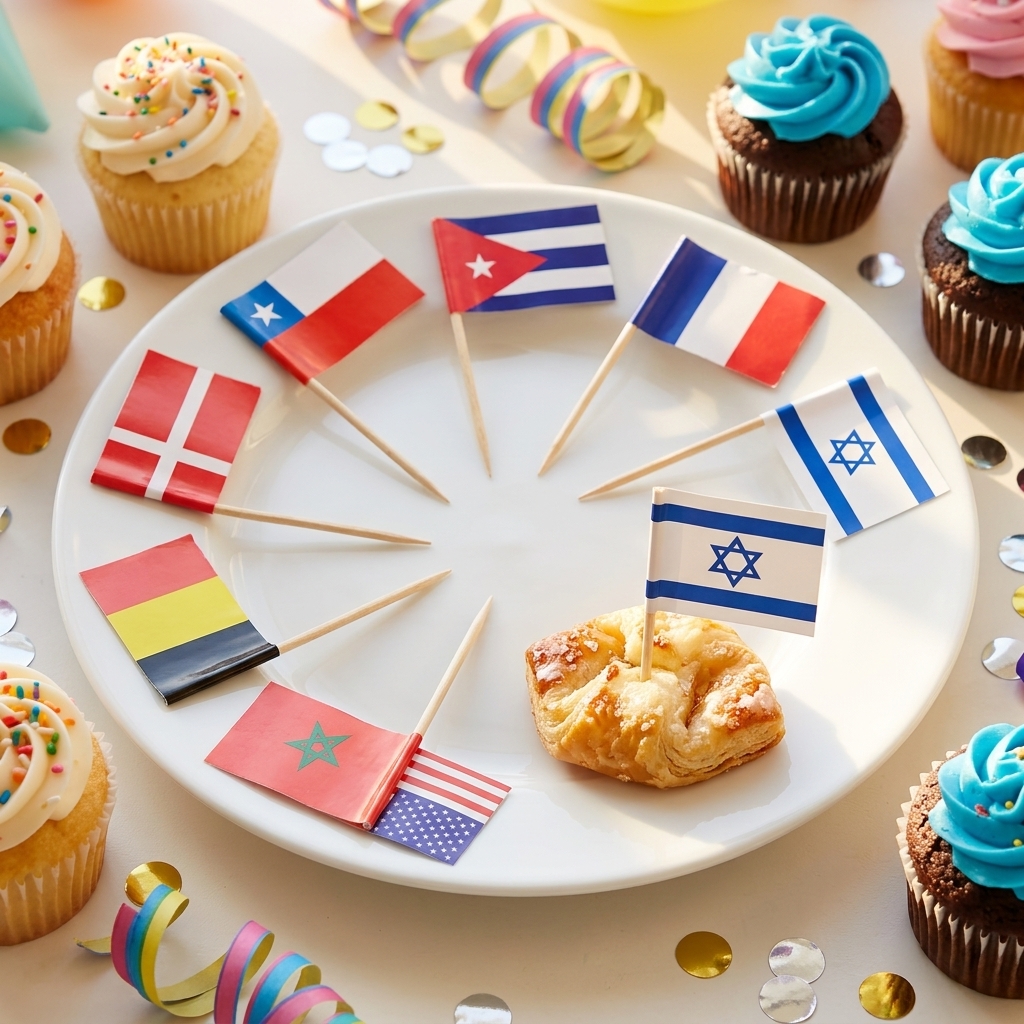 Eco-Friendly Custom Disposable Bamboo Toothpick Flags for Restaurants Burger Sandwich Fruit Cake Cocktail Party Decorations - Image 6