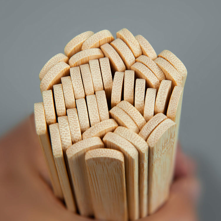Wholesale Custom Logo Bamboo Popsicle Bamboo Ice Cream Popsicle Stick