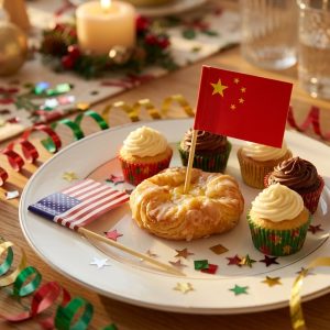 Bamboo Eco-Friendly Disposable Toothpick Flags Custom Printed Custom Length for Burger Sandwich Food Christmas Hamburger Use