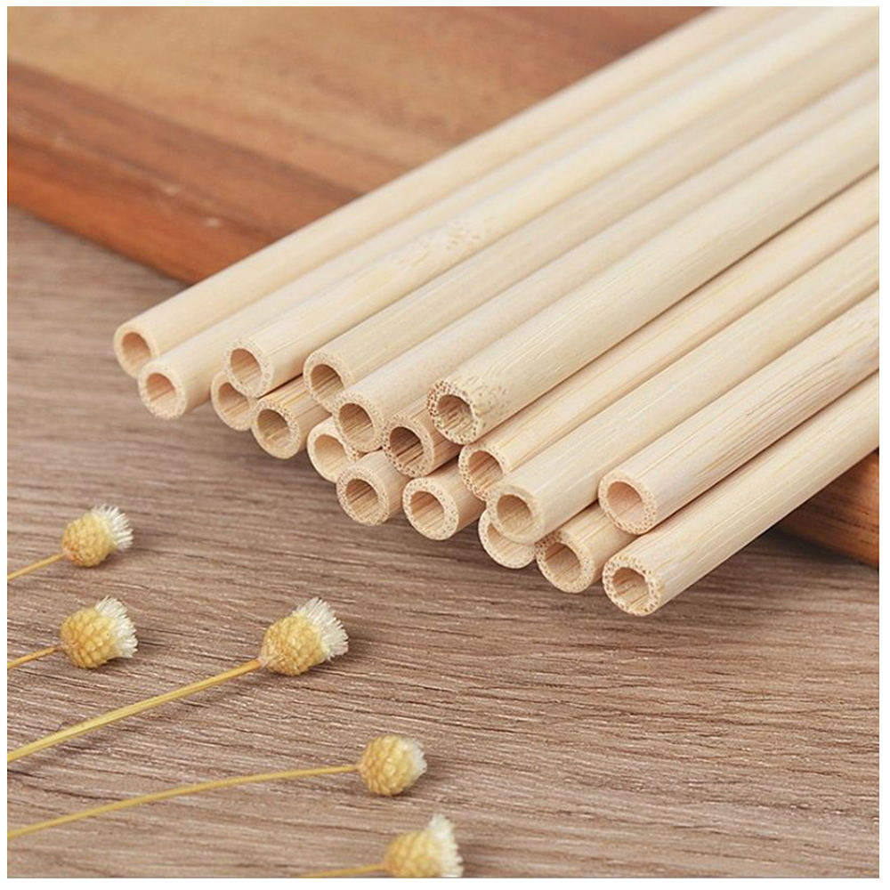 Natural Wood Disposable Bamboo Straws-Biodegradable Eco-Friendly Party Bar Accessories - Image 5